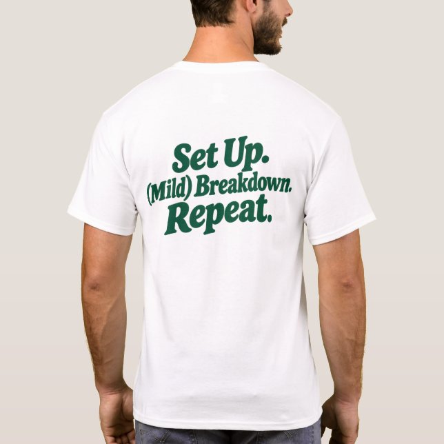 T-shirt Installer. Démontage. Répéter (Dos)