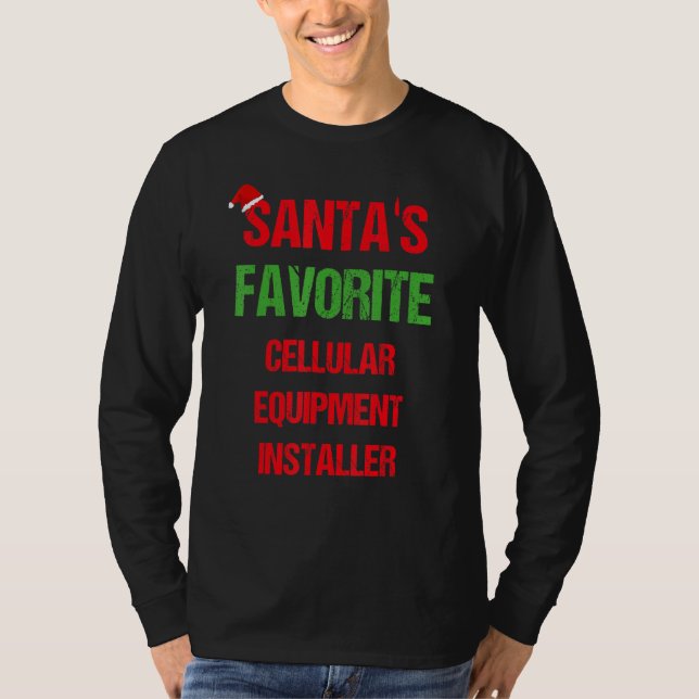 T-shirt installer Funny Pajama Christma (Devant)