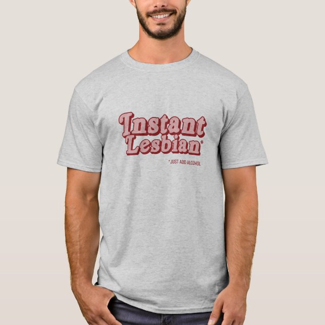 T-shirt Instant Lesbienne .png (Devant)