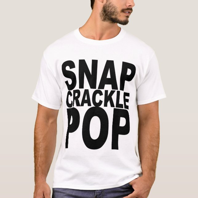 T-shirt instantané de bruit de craquement (Devant)