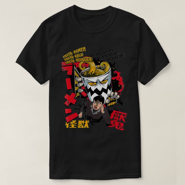 T-shirt InstaRamen Monster (Design devant)