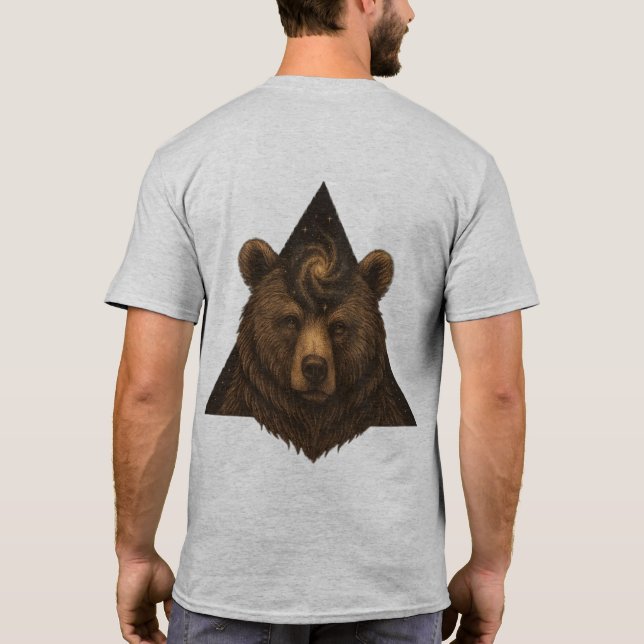 T-shirt INSTINCT CÉLESTE – L'Ours Qui Tiens les Étoiles (Dos)