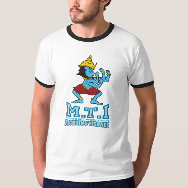 T-shirt Institut technologique de Mumbai combattant (Devant)