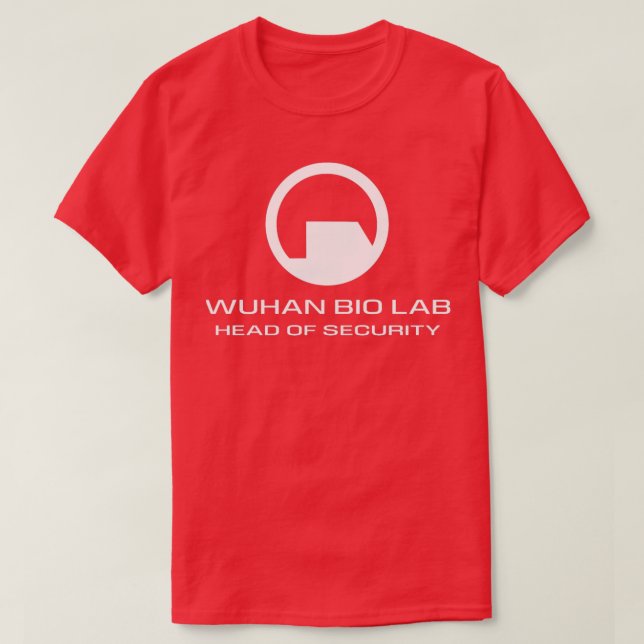 T-shirt institut wuhan de virologie  (Design devant)