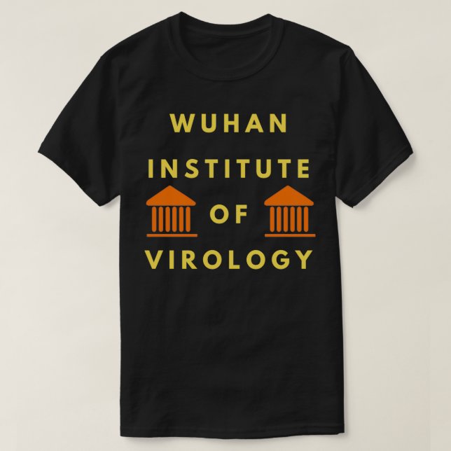 T-shirt institut wuhan de virologie (Design devant)