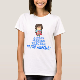 T-shirt Institutrice gardienne, professeur de superhéros