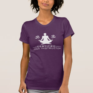 T-shirt Instructeur certifié de yoga