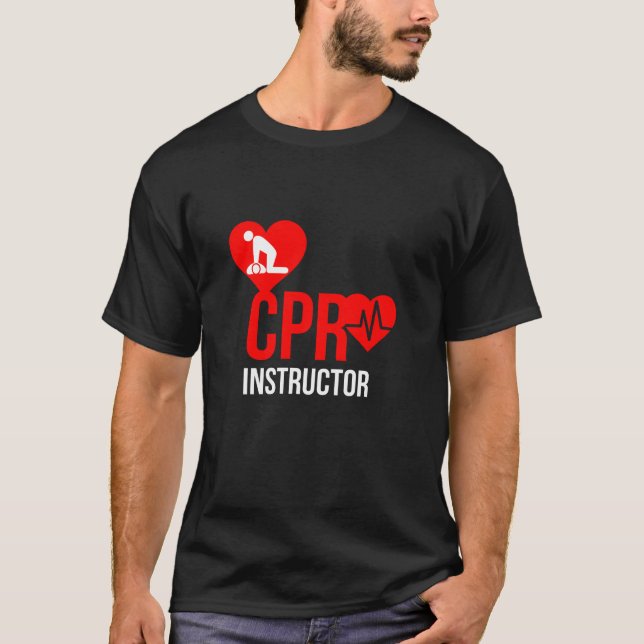 T-shirt Instructeur Cpr (Devant)