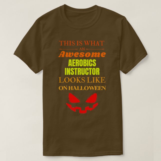 T-shirt Instructeur d'aérobic 5 (Design devant)