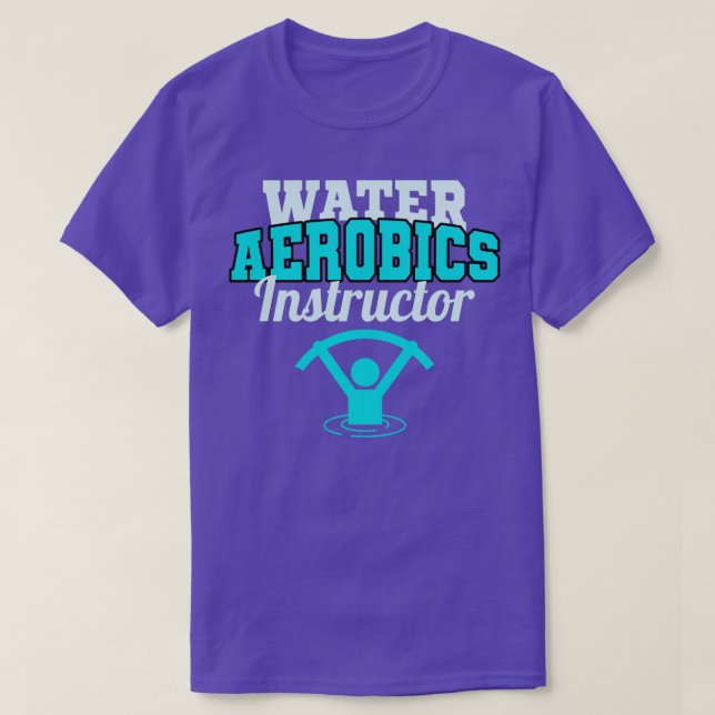 T-shirt Instructeur d'aérobic aquatique Entraîneur de fitn (Design devant)