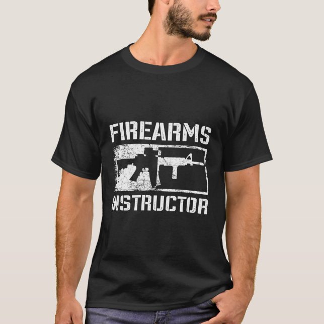 T-shirt Instructeur d'armes à feu (Devant)