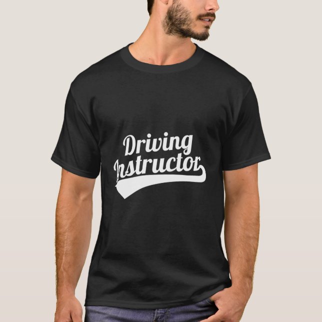 T-shirt Instructeur de conduite (Devant)