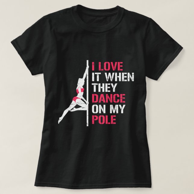 T-shirt Instructeur de danse de danse de la danseuse (Design devant)