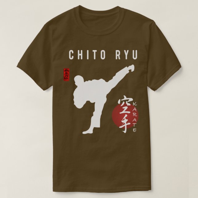 T-shirt Instructeur de karaté Chito Ryu (Design devant)