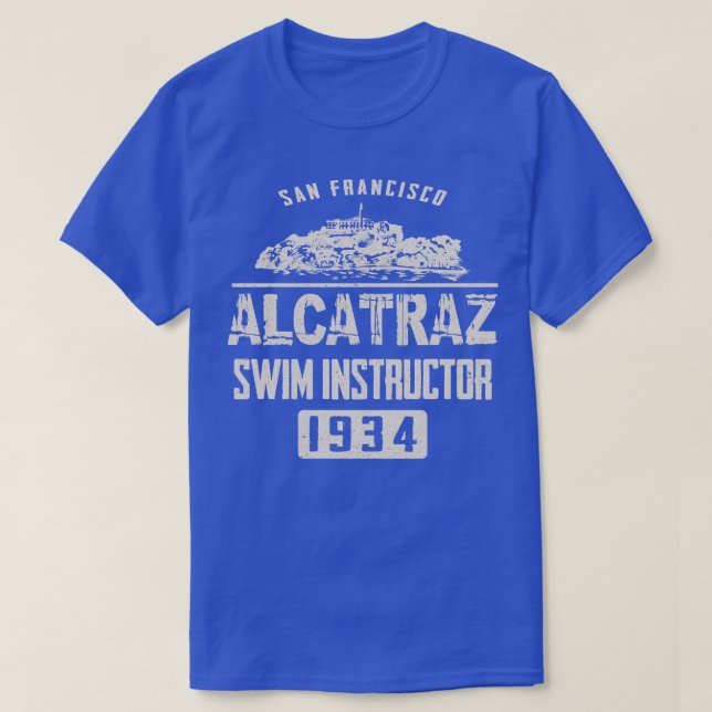 T-shirt Instructeur de natation Alcatraz 1934 (Design devant)