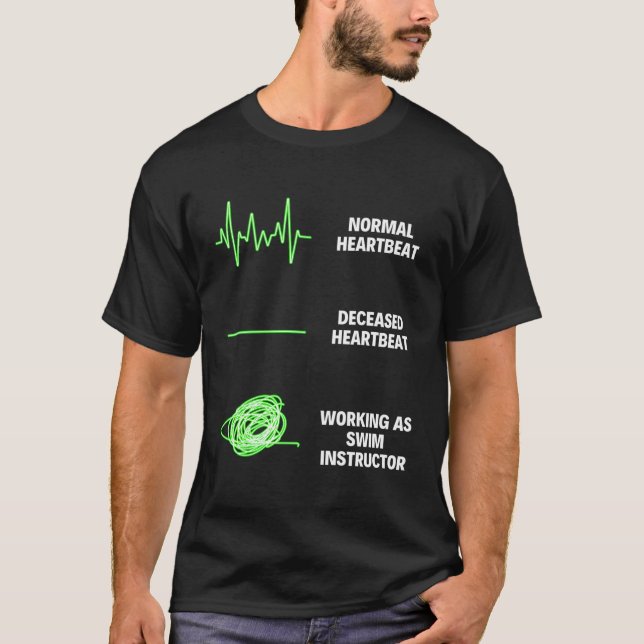 T-shirt Instructeur de natation instructeur de natation (Devant)