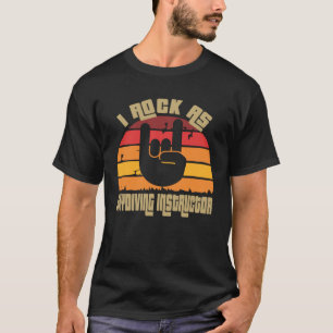 T-shirt Instructeur de parachutisme Soleil Style vintage c