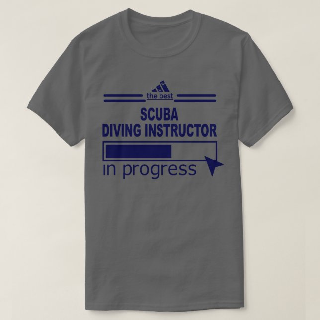 T-SHIRT INSTRUCTEUR DE PLONGÉE EN SCUBA 3 (Design devant)