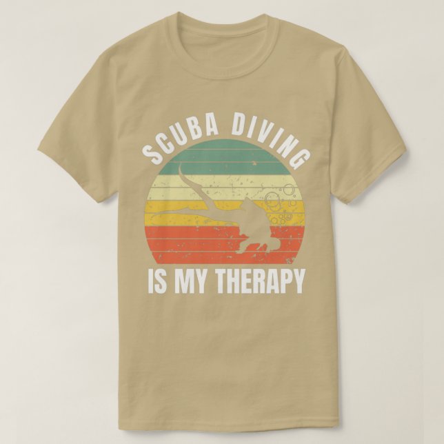 T-shirt Instructeur de plongée sous-marine 5 (Design devant)