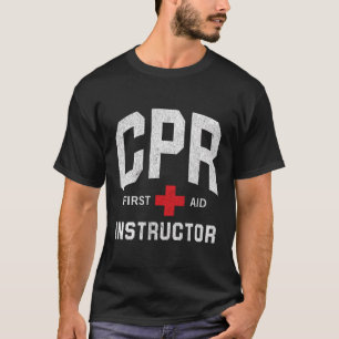 T-shirt Instructeur de première urgence Cpr