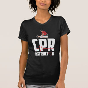T-shirt Instructeur de RCR certifié en ambulance de premi