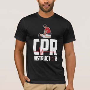 T-shirt Instructeur de RCR certifié en ambulance de premi