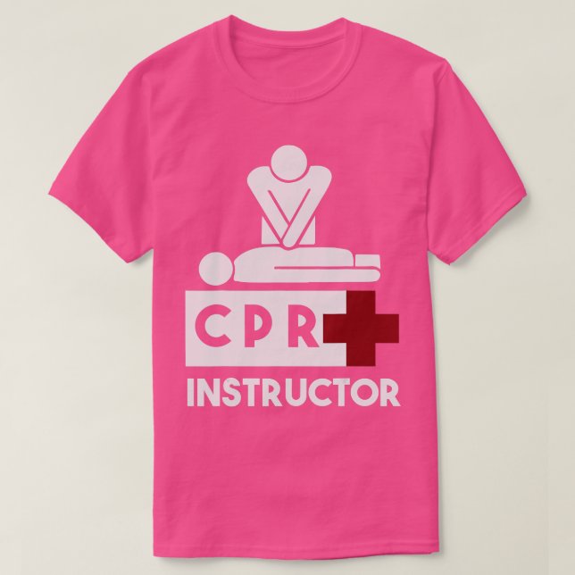 T-shirt Instructeur de RCR Croix-Rouge pour hommes et femm (Design devant)