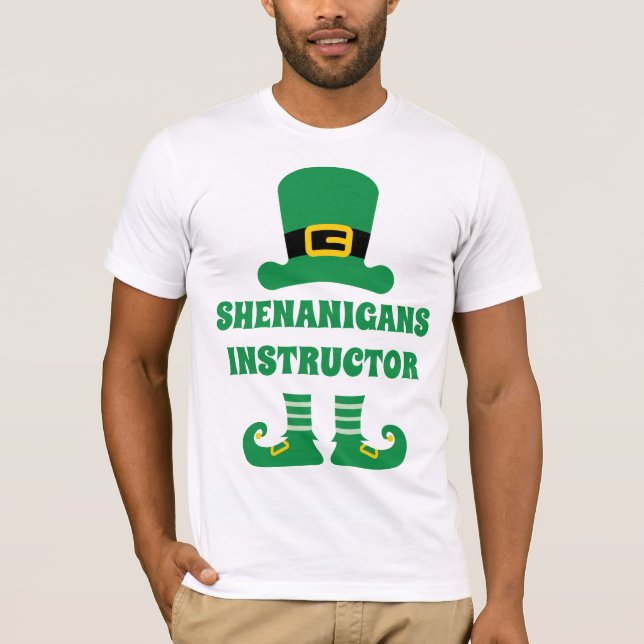 T-shirt Instructeur de shenanigans (Devant)