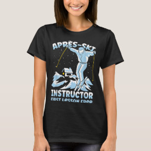 T-shirt Instructeur de ski d'après _1