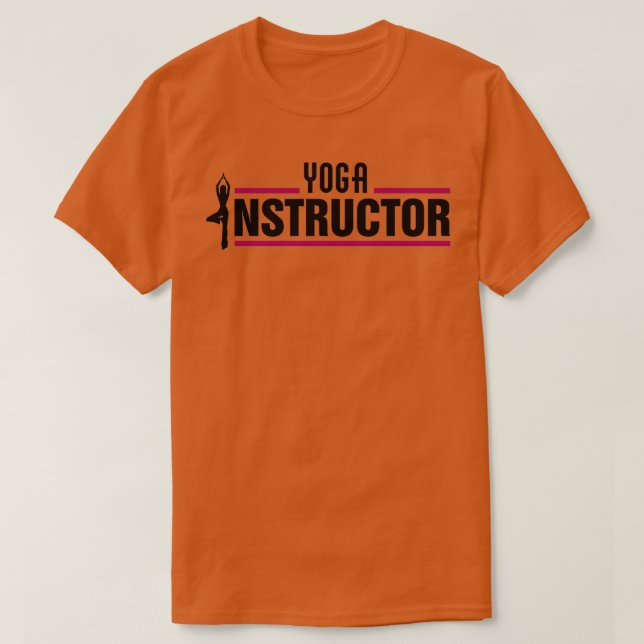 T-shirt Instructeur de yoga (Design devant)