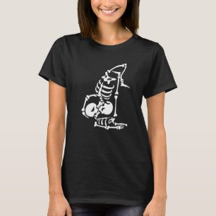 T-shirt Instructeur de yoga Acroyoga squelette