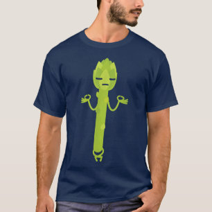 T-shirt Instructeur de yoga Asparagus Lover Vegan Vegetabl