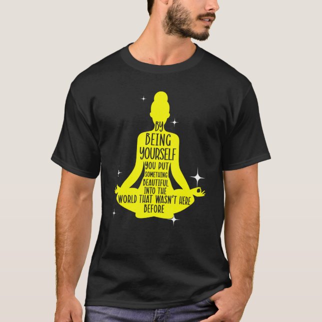 T-shirt Instructeur de yoga Méditation spirituelle Fitness (Devant)
