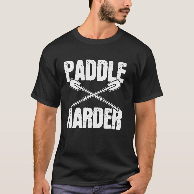 T-shirt Instructeur de yoga sur planche de paddle (Devant)