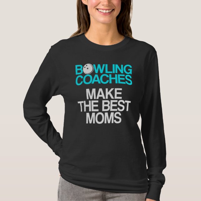 T-shirt Instructeur d'équipe de Bowling Coach 23 (Devant)