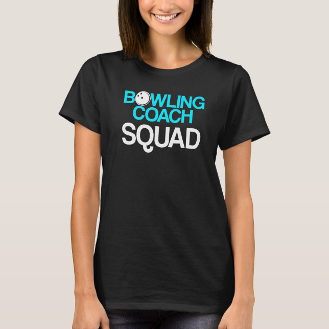 T-shirt Instructeur d'équipe de Bowling Coach Player 11 (Devant)