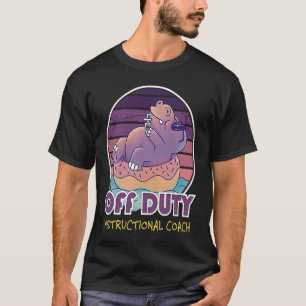 T-shirt Instructeur hors service Collègue de travail