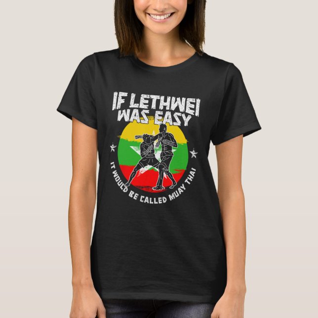 T-shirt Instructeur Lethwei Boxer Birmanie Boxer Birmanie  (Devant)