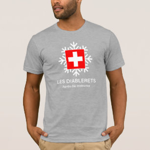 T-shirt Instructeur suisse d'Apres-Ski de Les Diablerets