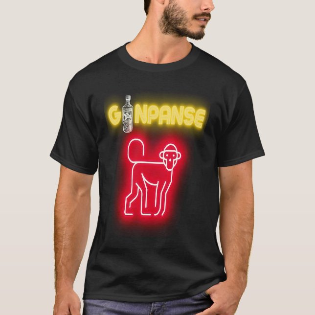 T-shirt Instructions de Gin Fête de Ginderella Équipe Jga  (Devant)