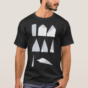 T-shirt Instructions de plan papier papier papier papier d