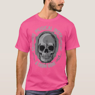 T-shirt Instrument de musique A TromBone Skeleton plaisant