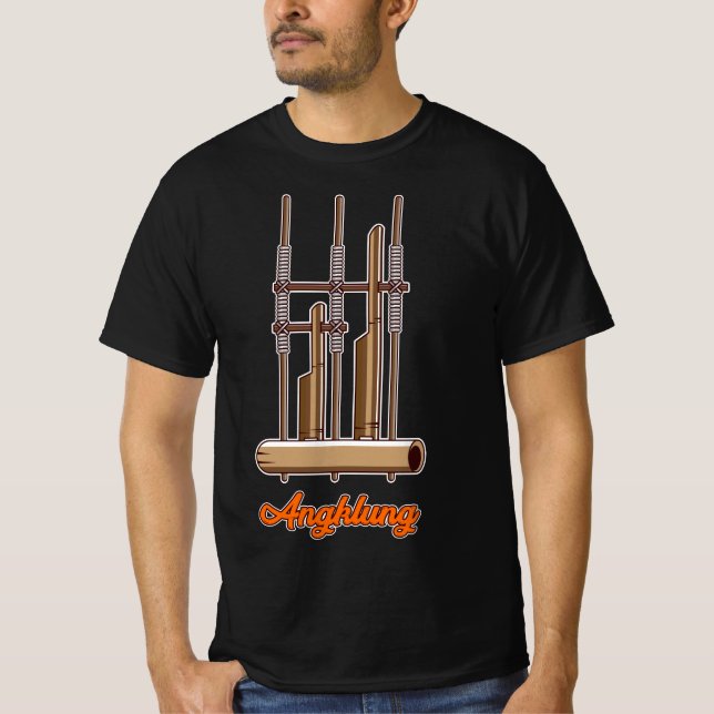 T-shirt instrument de musique - Angkpoumon (Devant)