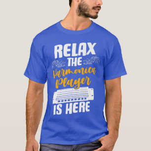 T-shirt Instrument de musique Bouche Orgue Harmonica Playe