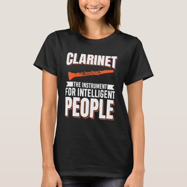 T-shirt Instrument de musique Clarinet (Devant)