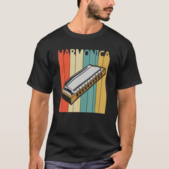T-shirt Instrument de musique harmonique (Devant)