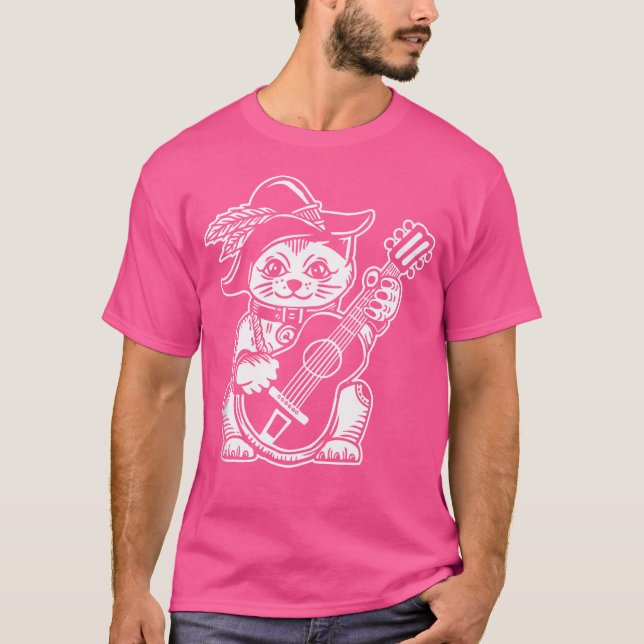 T-shirt Instrument - Guitare acoustique guitariste (Devant)