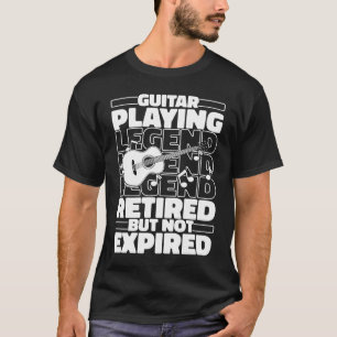 T-shirt Instrument Guitariste retraité Guitare acoustique