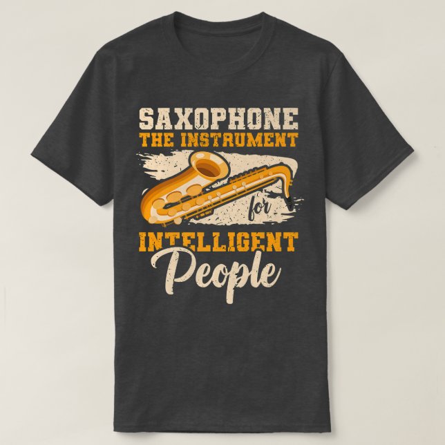 T-shirt Instrument pour personnes intelligentes Musique Sa (Design devant)