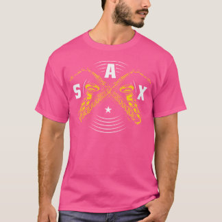 T-shirt Instrument Sax Saxophone Idée cadeau Musiciens Pla
